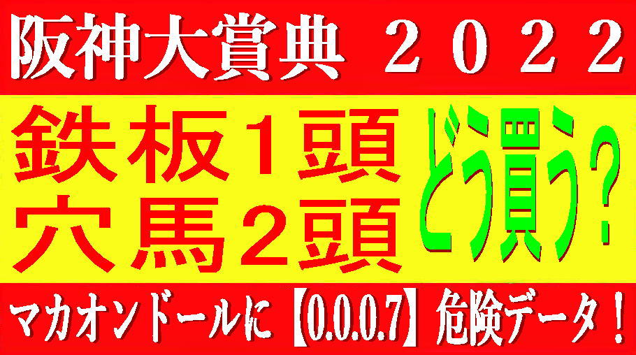 阪神大賞典2022競馬予想｜穴は過去10年9頭が馬券に絡む〇〇馬！